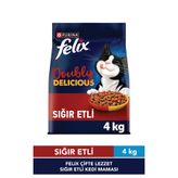 Felix Kuru Kedi Maması Sığır Etli 4kg