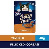Felix Original Soup Time 48 gr Tavuk Etli Kedi Çorbası