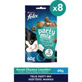 Felix Party Mix Karışık Okyanus Lezzetleri Kedi Ödül Maması x8