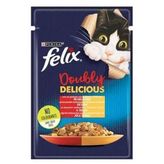 Felix Pouch Doubly Delicious Sığır Etli ve Tavuklu Yaş 85 gr Kedi Maması