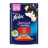 Felix Pouch Jöle İçinde Sığır Etli Yavru Yaş Kedi Maması 85 gr