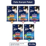 Felıx Pouch Karışık Kedi Yaş Mama 85 gr (26'lı)