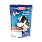 Felix Pouch Somon Ve Sardalyalı Yaş Kedi Maması