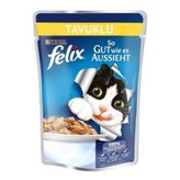Felix Pouch Tavuklu Yetıskın Kedı Maması 20 X