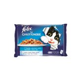 Felix Purina Multipack Somonlu Ve Ton Balıklı 4X85 Gr 6'Li Yetişkin Kedi Yaş Maması