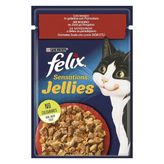 Felix Sensation Sığır & Domatesli 85 gr 26 Adet Kedi Yaş Mama