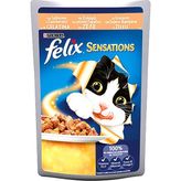 Felix Sensatıons Somonlu ve Karidesli 6x100 gr Kedi Maması