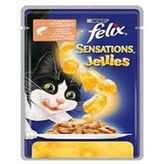 Felix Sensations Somonlu ve Karidesli 85 g 6 Al 5 Öde Yaş Kedi Maması