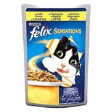 Felix Sensations Tavuk Havuç Jel Pouch Kedi Maması 6x1000 gr