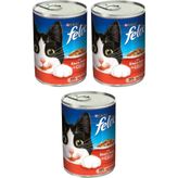Felix Sığır Etli 3x400 Konserve Yaş Kedi Maması