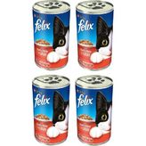 Felix Sığır Etli 4x400 gr Yetişkin Kedi Konserve