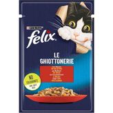 Felix Sığır Etli Pouch Ekonomik Yaş Kedi Maması 85 gr x 24 Alabalık Lezzetiyle