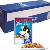Felix Sığır Etli Pouch Kedi Maması 20 Adet