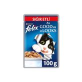 Felix Sığır Etli Tam Yaş Kedi Maması 100 Gr