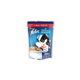 Felix Sığır Etli Yaş Kedi Maması 48 Adet