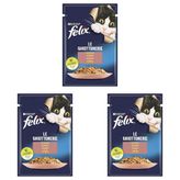 Felix Somonlu Kedi Yaş Mama 85 Gr (3 paketi)