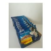 FELIX Somonlu Ton Balıklı Konserve Yetişkin Kedi Maması 12x4lü Paket Toplam 48 Adet Mama