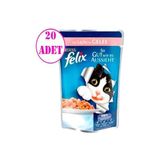 Felix Somonlu Yaş Kedi Maması 20 Adet