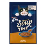 Felix Soup Time Tavuklu Çorba Yaş Kedi Maması 48 Gr