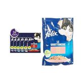 Felix Tavuk Etli Kedi Yaş Mama (26 x 85 gr) ve Felix Somonlu Kedi Yaş Mama (26 x 85 gr)