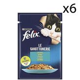 Felix Ton Balıklı 6x85 gr Kedi Konserve Maması