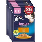 Felix Yavru Kedi Maması 85 gr 26 Adet Tavuk Lezzetiyle Ekonomik Beslenme Seçeneği