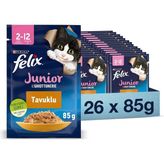 Felıx Yavru Tavuklu Pouch Yaş Kedi Maması 85 gr - 26 Adet