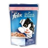 Felix Yetişkin Kedi Somonlu Pouch Kedi Maması 6x100 gr