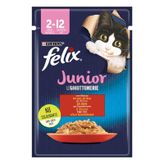 Felix/Purina Junior Sığır Etli Yavru Pouch 85 gr Kedi Konservesi