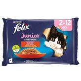 Felix/Purina Multipack Sığır Etli ve Tavuklu 4x85 gr Yavru Kedi Konservesi