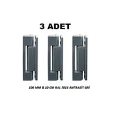 FELSEN 100 mm Orijinal Pimapen Pvc kapı menteşesi ANTRASİT 3 adet