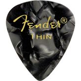 Fender 351 Premium Celluloid Picks Black Moto Thin Pena