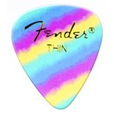 Fender 351 Shape Graphic Picks Rainbow - Thin - 1 Adet Pena