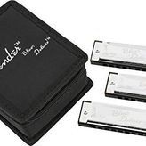 Fender© Blues Deluxe Harmonica, 3'lü Paket