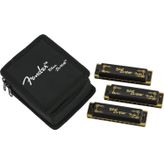 Fender Blues Deville Harmonica, Kılıflı 3'lü Paket (Anahtarlar C, G, A)