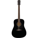 Fender CD-60S Dreadnought Ceviz Klavye Black Akustik Gitar - Siyah