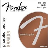 Fender Phosphor Bronze 60XL Extra Light Akustik Gitar Teli