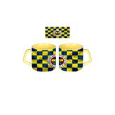 Fenerbahçe Damalı Kupa Bardak | Tek Adet 0410