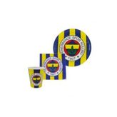 Fenerbahçe Fenerbahce Karton Tabak Bardak Peçete
