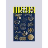 Fenerbahçe LACIVERT GOLD STICKER SHEE
