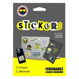 Fenerbahçe Sarı Sticker Paketi 5 Sayfa Orijinal Lisanslı
