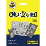 Fenerbahçe Sticker Seti Sarı - Lisanslı Orijinal