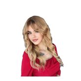 Fenomen Peruk Ombreli Su Dalglalı Peruk Model Sarı