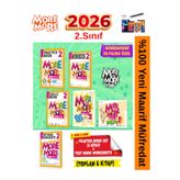 Fenomen Yayıncılık 2025-2026 More&More 2 .Sınıf %100 Yeni Müfredat Practice Book Seti+Test Book Worksheets (6 Kitap)