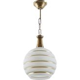 Fer Avize 2046 Modern Eskitme Altın Tekli Cam Sarkıt Avize - Gold