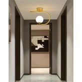 Fer Avize Alina Modern Metal Tekli Plafonyer Gold Tekli Avize