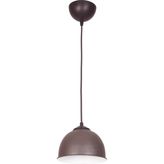 Fer Avize Şirin Küçük Modern Tasarım Mat Kahve Renk Metal Tekli Avize - Mat Kahverengi - 1