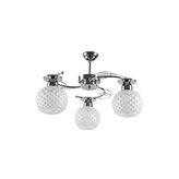 Fer Avize TUNA Modern Krom Metal Sarkıt 3 lü Avize