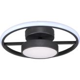 Fer Avize Ufo Ledli Modern Avize Enerji Tasarruflu Hol Giyinme Odası Salon Çocuk Odası Cafe Beyaz Işık - Siyah - Tekli