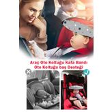 Ferdys Bebek Puset Baş Desteği, Bebek & Çocuk Seyahat Baş Desteği, Bebek Oto Koltuk Kafa Koruyucu Bandana